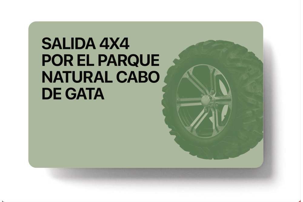 4x4 excursion in the Cabo de Gata Natural Park.
